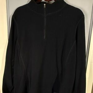 Eddie Bauer Black Quarter-Zip Pullover